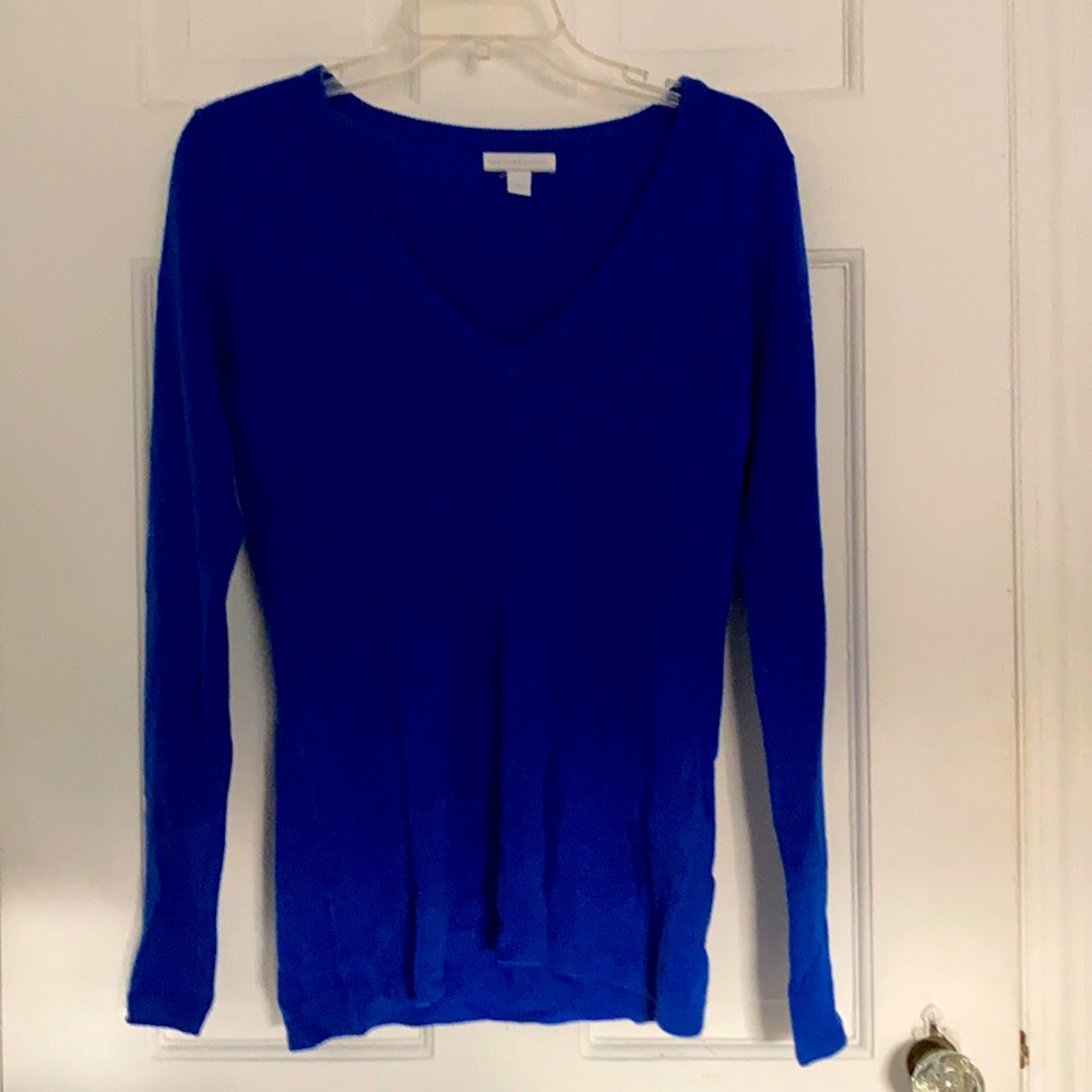 New York & Company royal blue long sleeve sweater